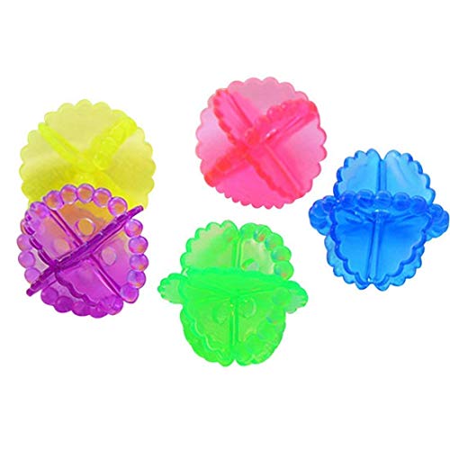 NB Mall Washing Machine Ball Laundry Dryer Ball Durable Cloth Cleaning Balls (Multicolour) 4 Pcs Made in India