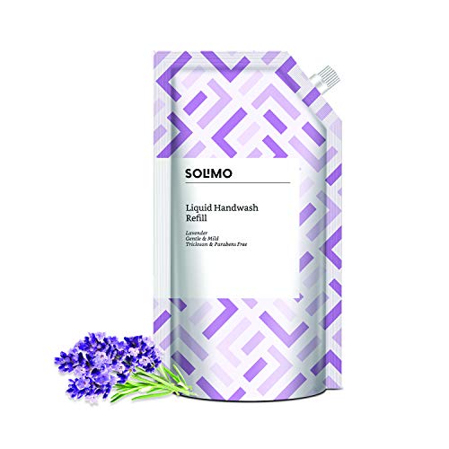 Amazon Brand – Solimo Handwash Liquid Refill, Lavender – 750 ml