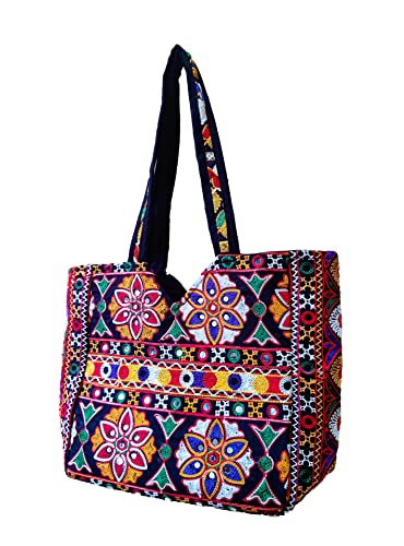 Lekhraj Handicraft Rajasthani Multicolor Matka Handbag (11 * 15 Inch)