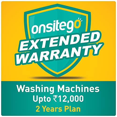 Onsitego 2 Years Extended Warranty for Washing Machines (Rs. 0 to 12,000) (Email Delivery in 2 Hours)