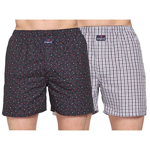 BECKYDARLZ Men’s Boxers Shorts (Pack of 2) (XL)