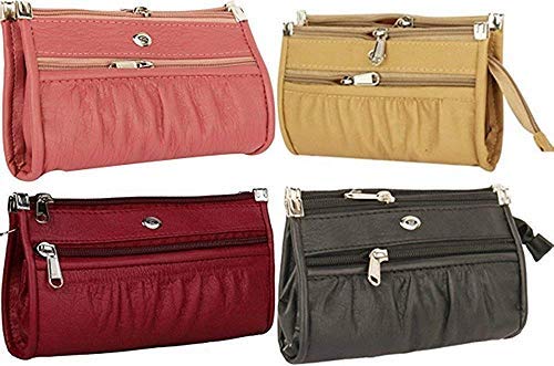 RAPID COSTORE Women’s Clutch (Pink, Brown, Tan, Black)