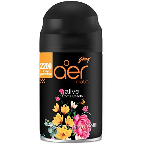 Godrej aer Smart Matic Refill – BLUETOOTH ENABLED Automatic Air Freshener | Alive (225ml)