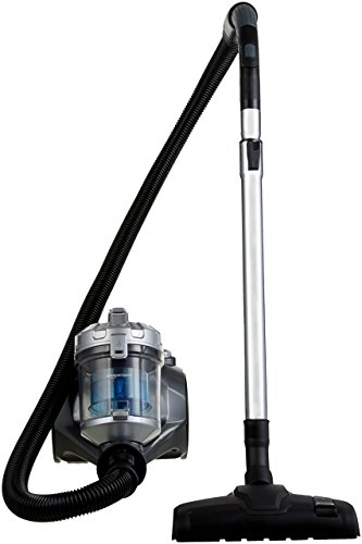 AmazonBasics Cylinder Bagless Vacuum Cleaner with Power Suction, Low Sound, High Energy Efficiency and 2 Years Warranty (1.5L, Black)