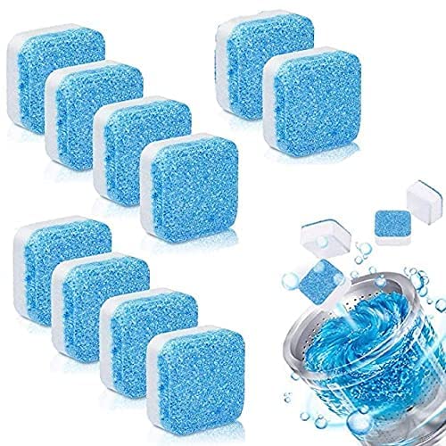 Diximo Washing Machine Deep Cleaner Tablet for Washing machines Front and Top Load Machine (Tablet of 10)