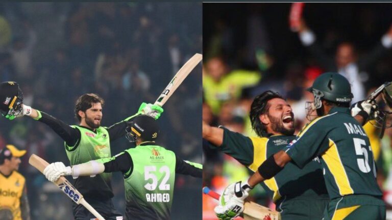 Shahid Afridi Lauds Shaheen Afridi’s Batting Prowess Against Peshawar Zalmi in PSL 2022