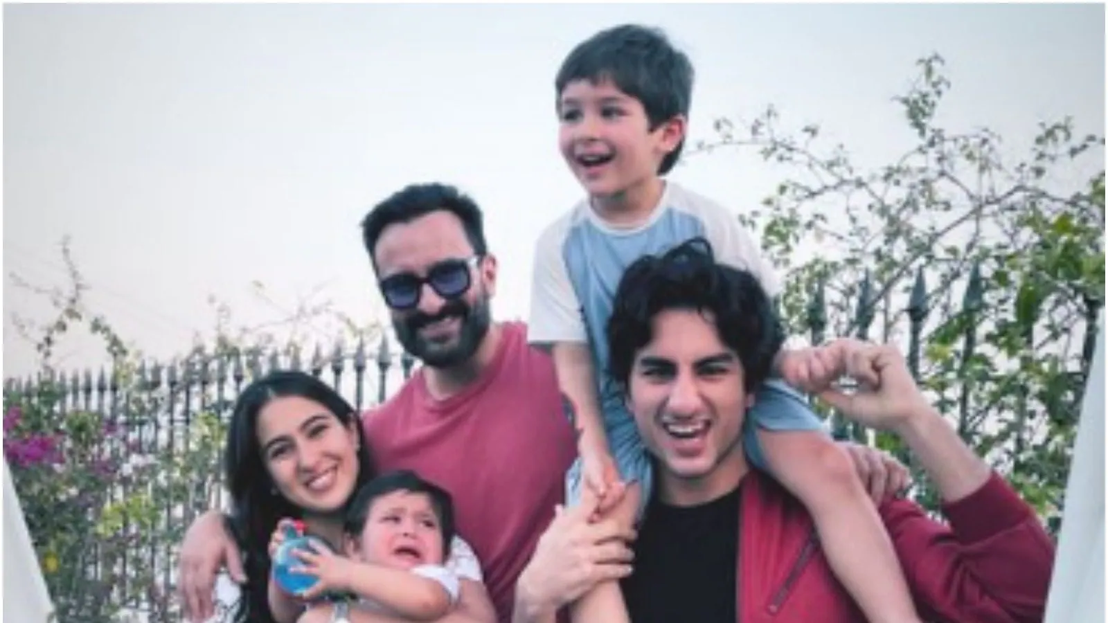 Saif, Sara, Ibrahim, Taimur and Jeh